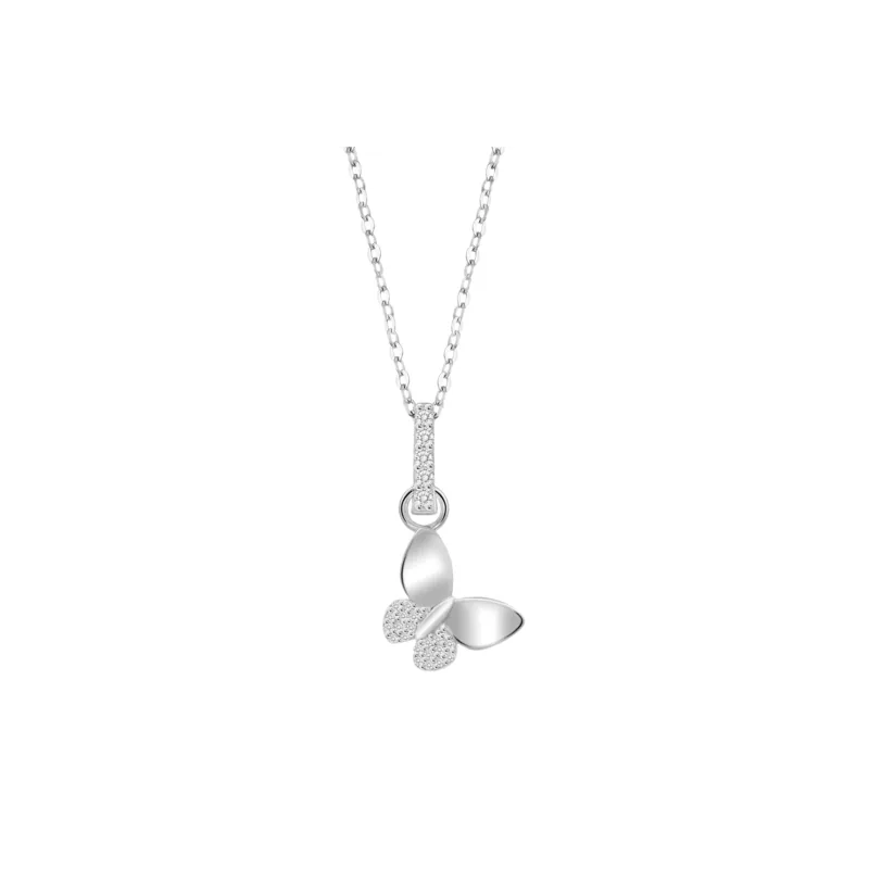 Collar Lotus plata mariposa mujer LP3610-1/1