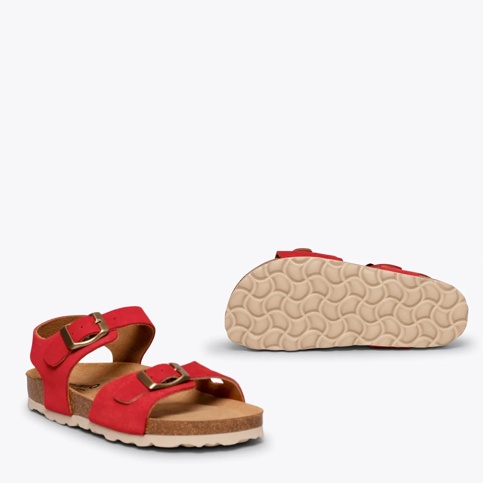 POLO Sandalias de niña ROJAS Bio